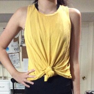 American Eagle Yellow Tank Top